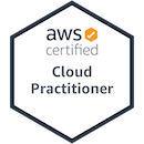 AWS Certified Cloud Practitioner badge